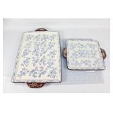 Temptaions oven ware serving trays