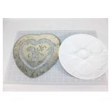 Mercury glass art? Pillivuyt France oyster plate