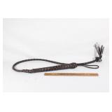 Faux leather bull whip