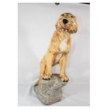 Vintage Large Plaster Lioness - 20"