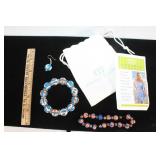 Angela Moore jewelry set-Earring missing