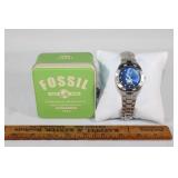 Fossil Mens? Bull Gator UF stainless steel watch