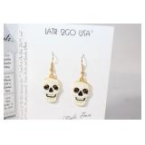 Lunch at the Ritz - Skeleton Earrings