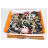 Large lot of mixed costume jewelry