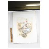 Signed Emanuel Shary Lithograph artwork