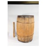 VTG wooden and metal nail keg