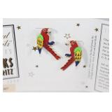 Lunch at the Ritz Mini Macaws earrings