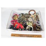 Large lot of mixed costume jewelry