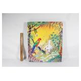 Alain Thura canvas print - Colorful Parrot