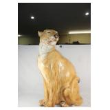Vintage Large Heavy Plaster Lioness 30"