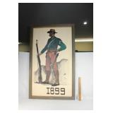 Marine Folk Art 1899 Spanish Solider artwork