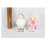 Clay Art Bride and Groom before and after