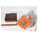 Woody Mascot hand carved Gator box