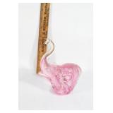 Hand blown glass elephant paper weight