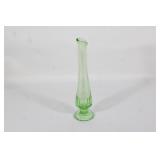 VTG Vaseline glass swung vase