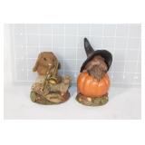 Two Tim Wolfe Sculptures one signed