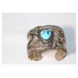 Sleeping Beauty Turquoise Cuff Bracelet Navajo