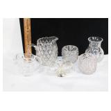 Large lot of cut glass/crystal