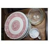 Large ot of vintage plates and bowls