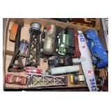 Large lot of vintage toy cars/trains