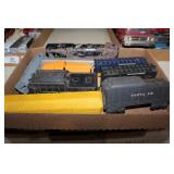 Lot of vintag toy trains