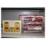 Tonka safety vehicles, Matchbox toys in box