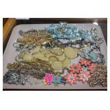 Large lot of costume jewelry-Necklaces