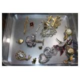 Misc lot of pins-charms etc.