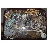 Large lot of costume jewelry-necklaces