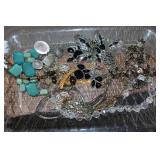 Large lot of costume jewelry-Necklaces