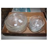 Vintage clear glass Fire King