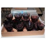 Vintage Purple drinking glasses
