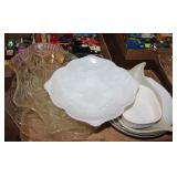 Large lot of misc. bowls and platters