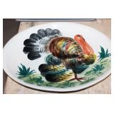 Handpainted turkey platter