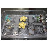 Large lot of costume jewelry-Earrings