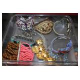Large lot of costume jewelry-Bracelets