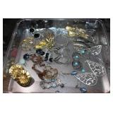 Large lot of costume jewelry-Earrings