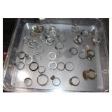 Large lot of costume jewelry-Rings