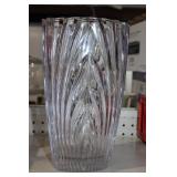 Large crystal vase