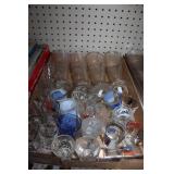 Vintage tall drink tumblers-Shot glasses