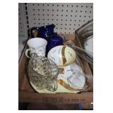 Large lot of misc. dishes, china, pitcher etc.