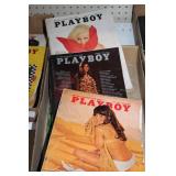 Large lot of Vintage Playboy Magazines