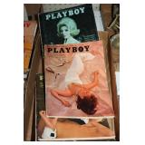 Large lot of vintage Playboy Magazines