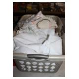 Large lot of vintage linens