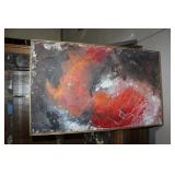 Abstract art on board