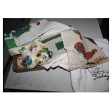 Large lot of linens and tea cloths