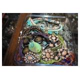 Large lot of mixed costume jewelry