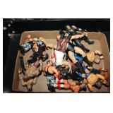 Large lot of wrestling action figures