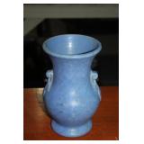 vintage blue McCoy planter