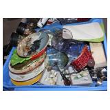 Large lot of misc items, plates, wine glasses, etc